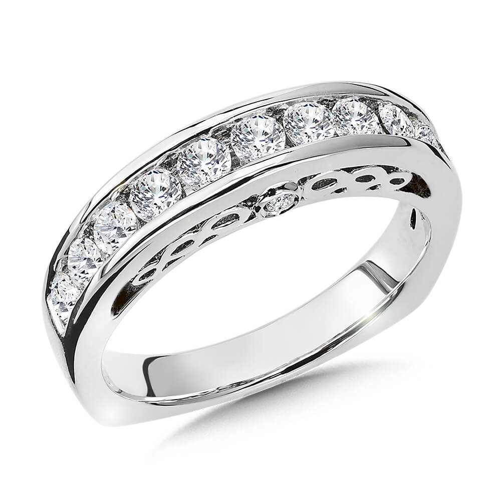 14K White Gold 0.59ct Diamond Bridal Set | More Than Just Rings