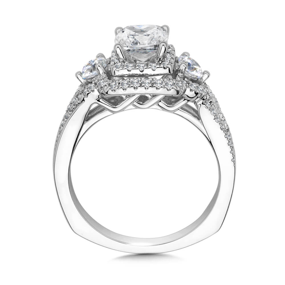 14K White Gold 0.71ct Diamond Engagement Ring | More Than Just Rings